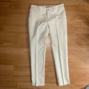 Banana Republic Women’s Winter White Off-White Dress Pants Size 2